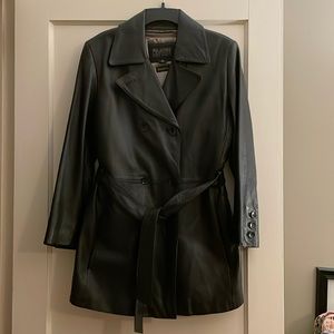 Vintage Wilson’s Leather Trench Coat